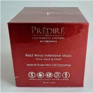 Prédire Paris Red Wine Intensive Mask‎ Face Neck & Chest Apple Grape Stem new